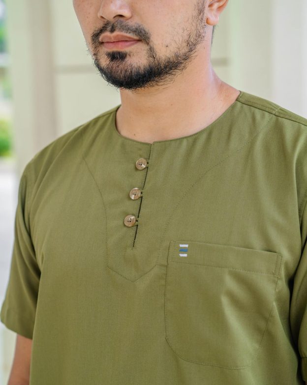 Kurta Saufi Hombre x MCC Lifestyle - Olive Green