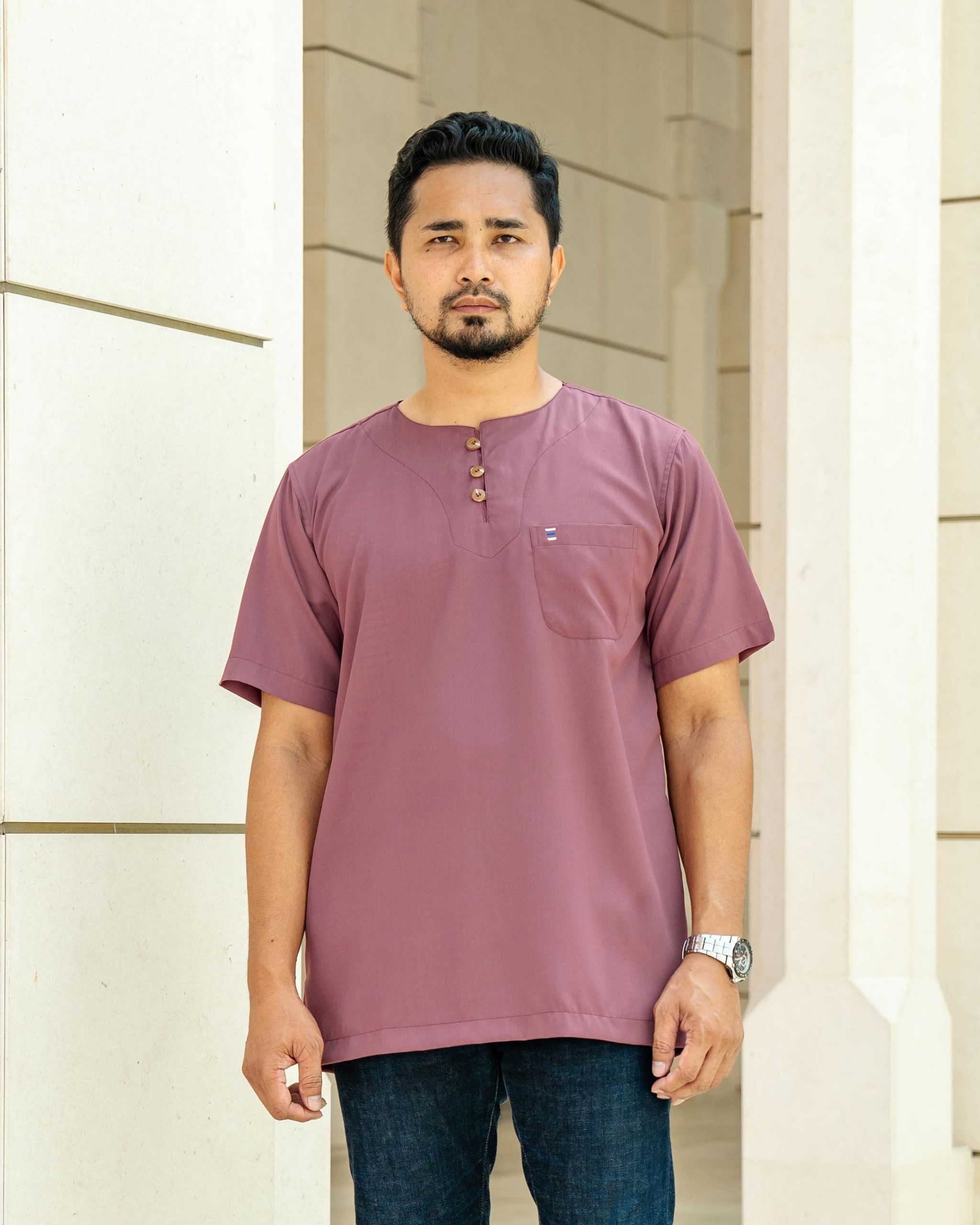 Kurta Saufi Hombre x MCC Lifestyle - Rouge