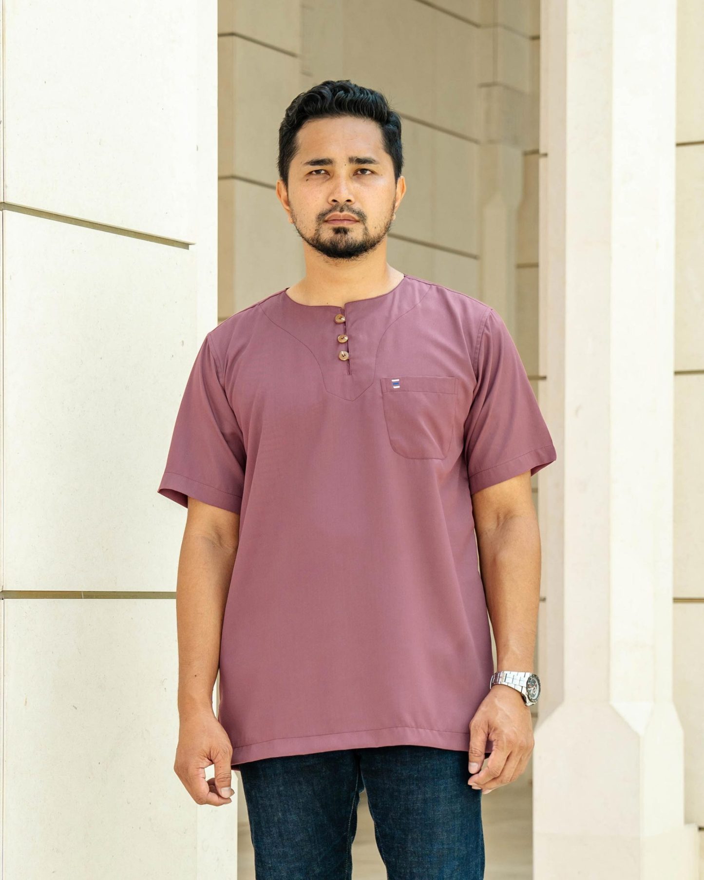 Kurta Saufi Hombre x MCC Lifestyle - Rouge