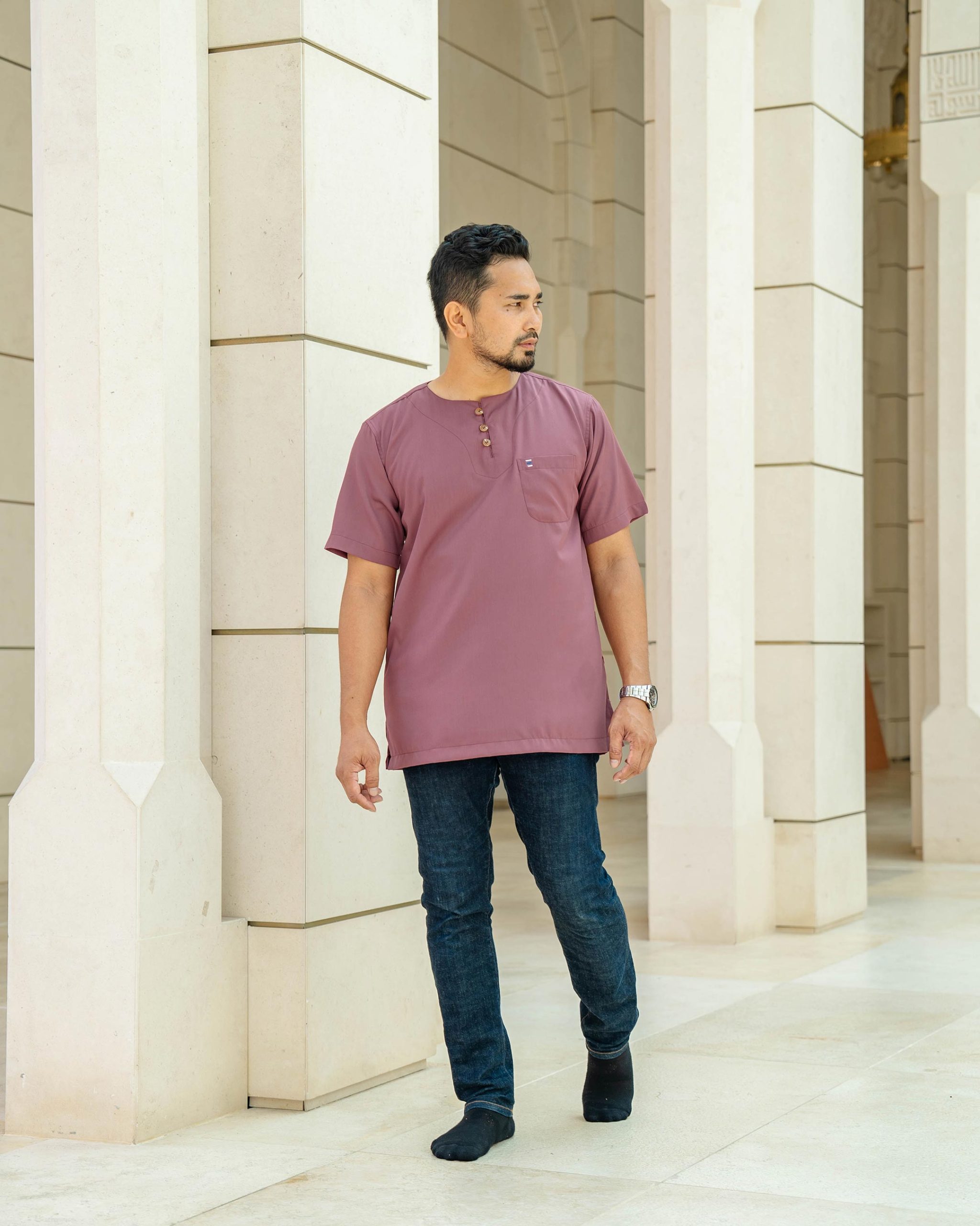 Kurta Saufi Hombre x MCC Lifestyle - Rouge