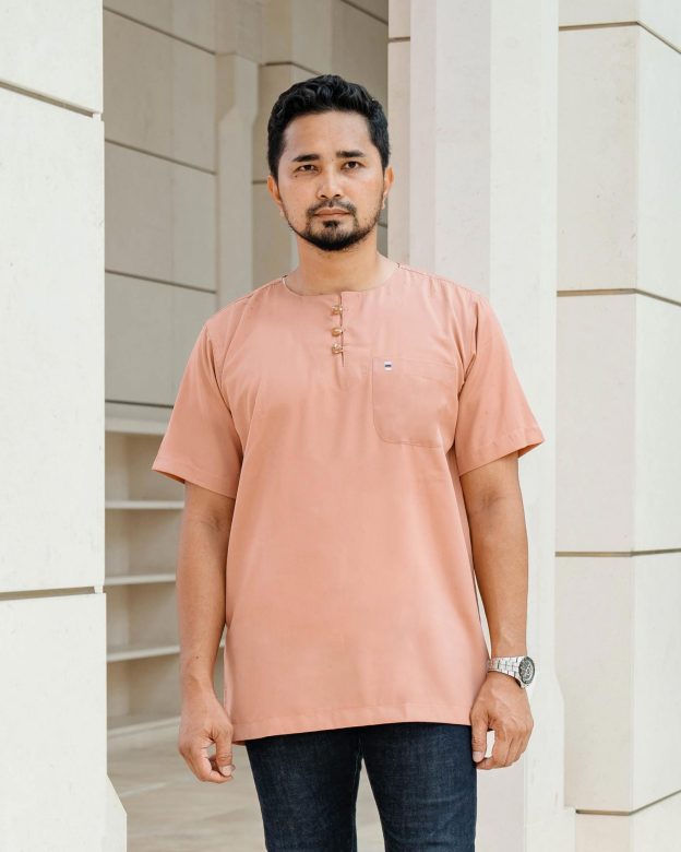 Kurta Saufi Hombre x MCC Lifestyle - Salmon