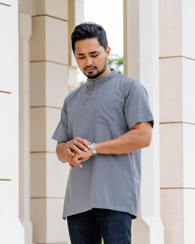 Kurta Eeman Hombre x MCC Lifestyle - Silver Grey