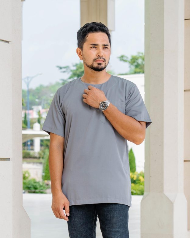 Kurta Saufi Hombre x MCC Lifestyle - Silver Grey