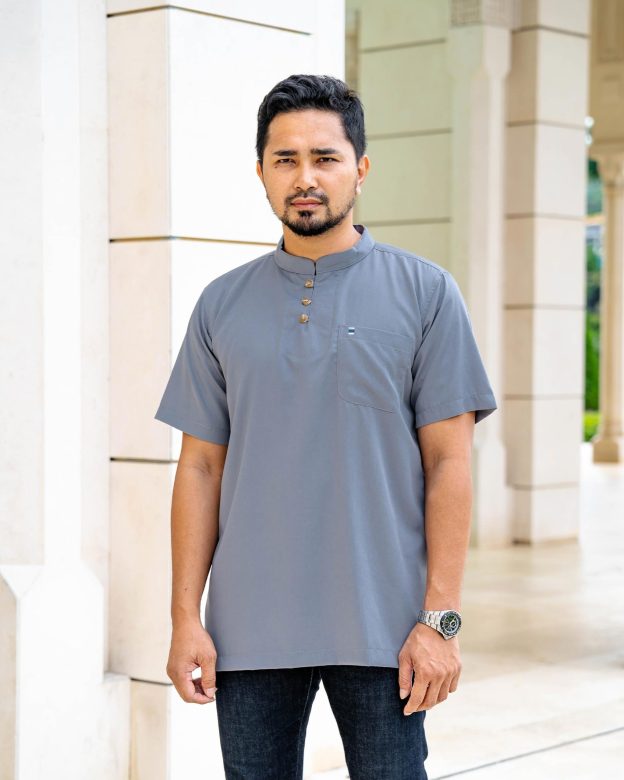 Kurta Eeman Hombre x MCC Lifestyle - Silver Grey