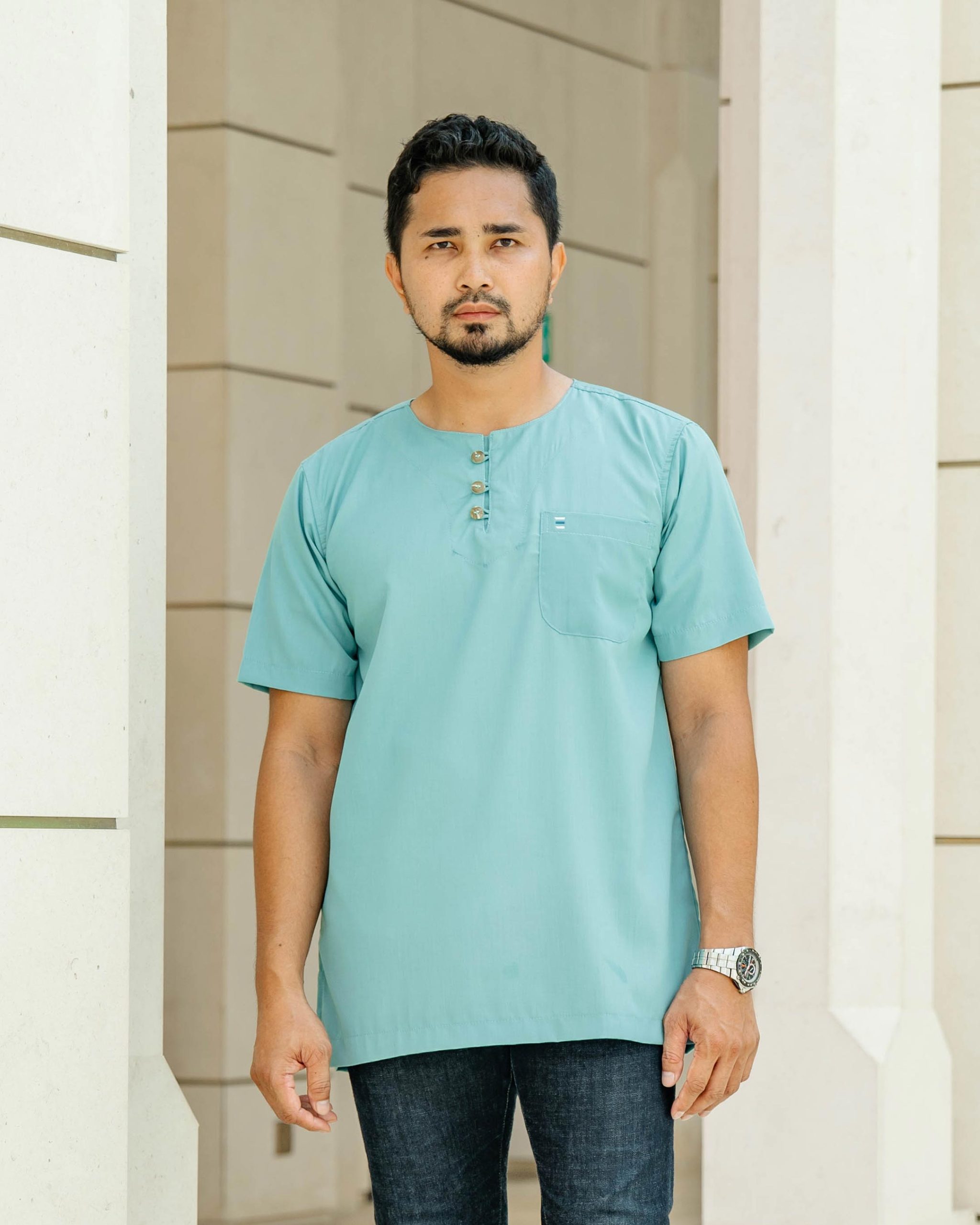 Kurta Saufi Hombre X MCC Lifestyle - Turquoise