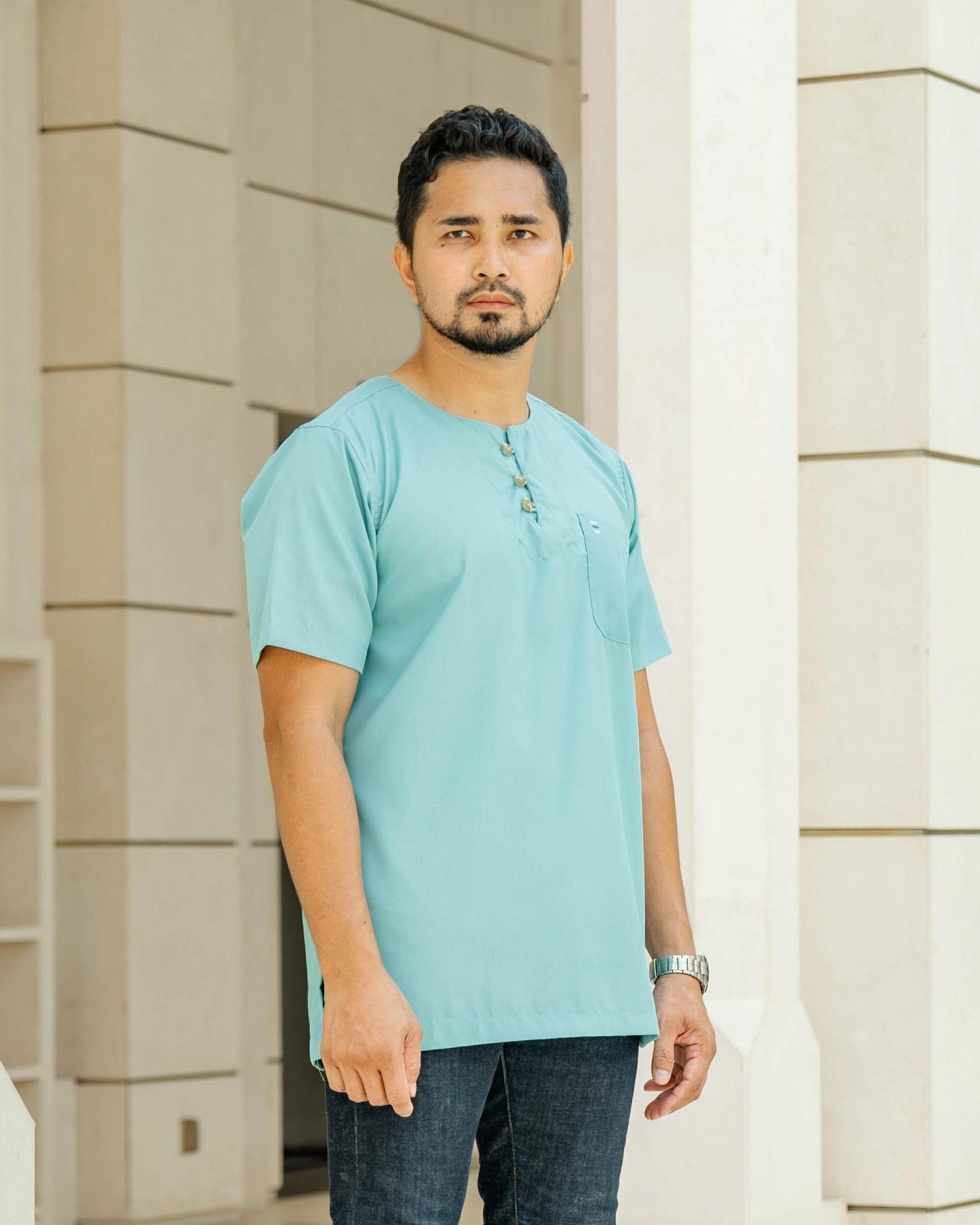 Kurta Saufi Hombre X MCC Lifestyle - Turquoise
