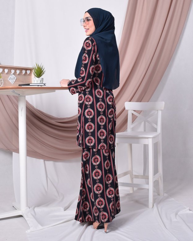 Baju Kurung Moden Adalina - Diamond Black