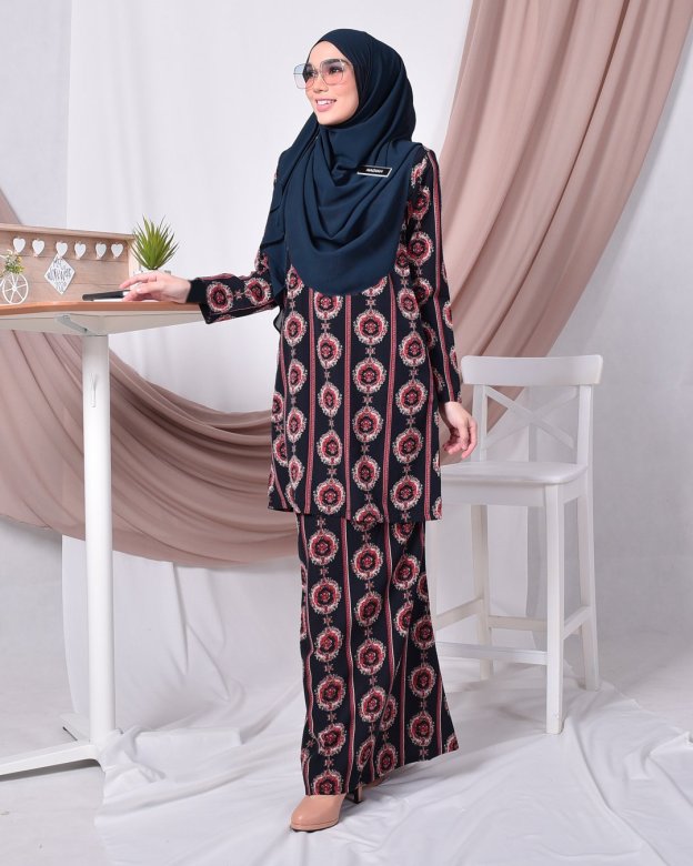 Baju Kurung Moden Adalina - Diamond Black