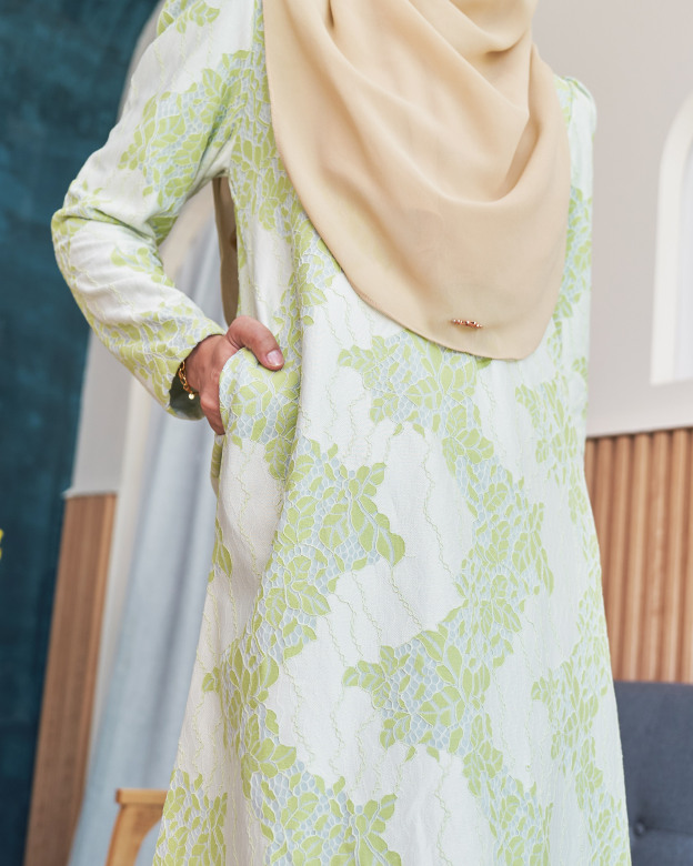 Baju Kurung Riau Lace Adiona - Harlequin