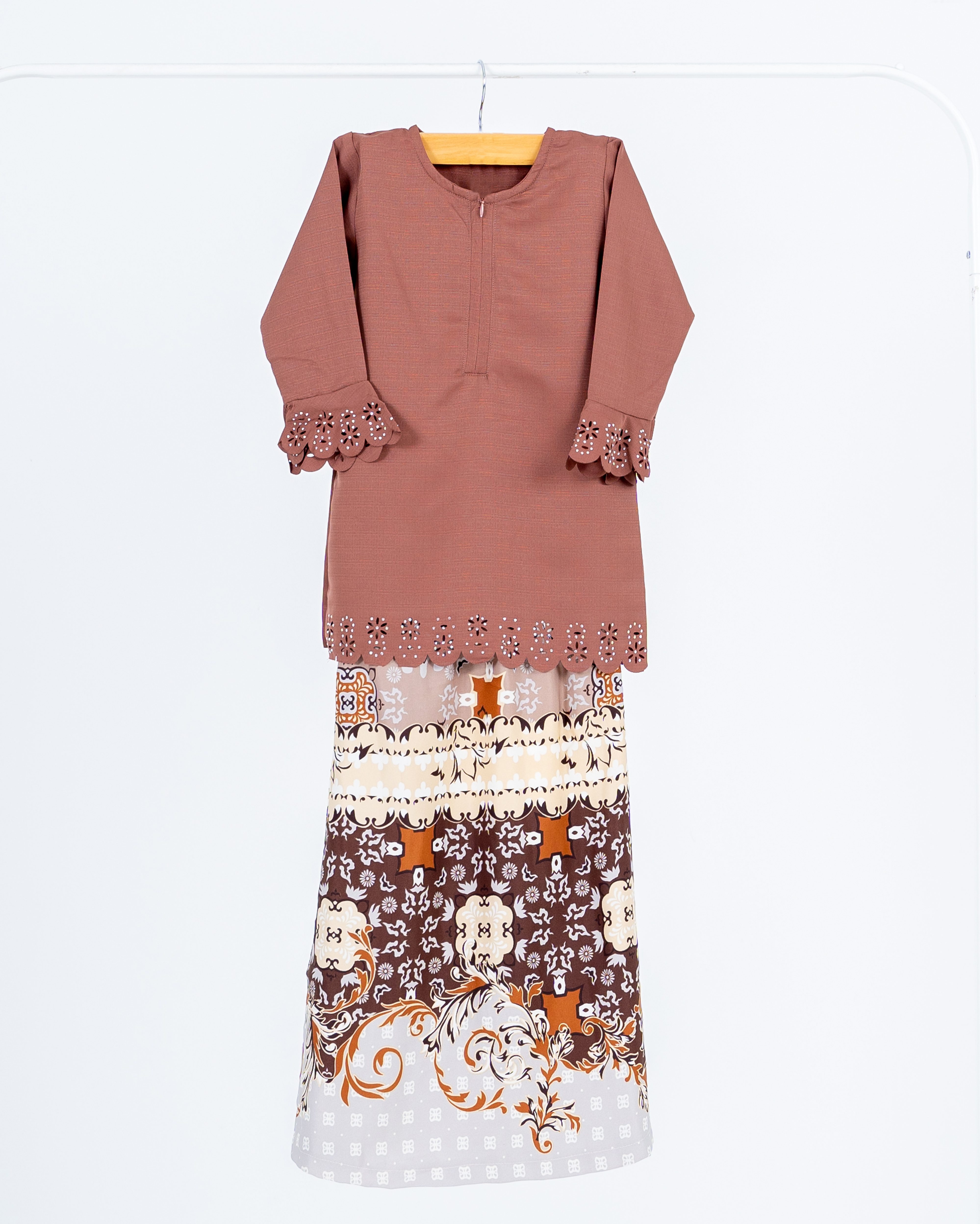 Baju Kurung Lasercut Aneera Kids - Tortilla George
