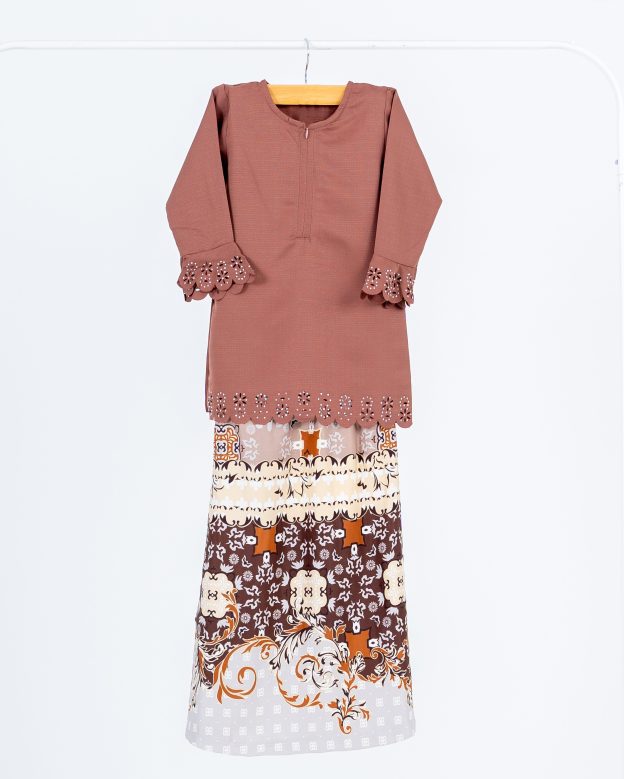 Baju Kurung Lasercut Aneera Kids - Tortilla George