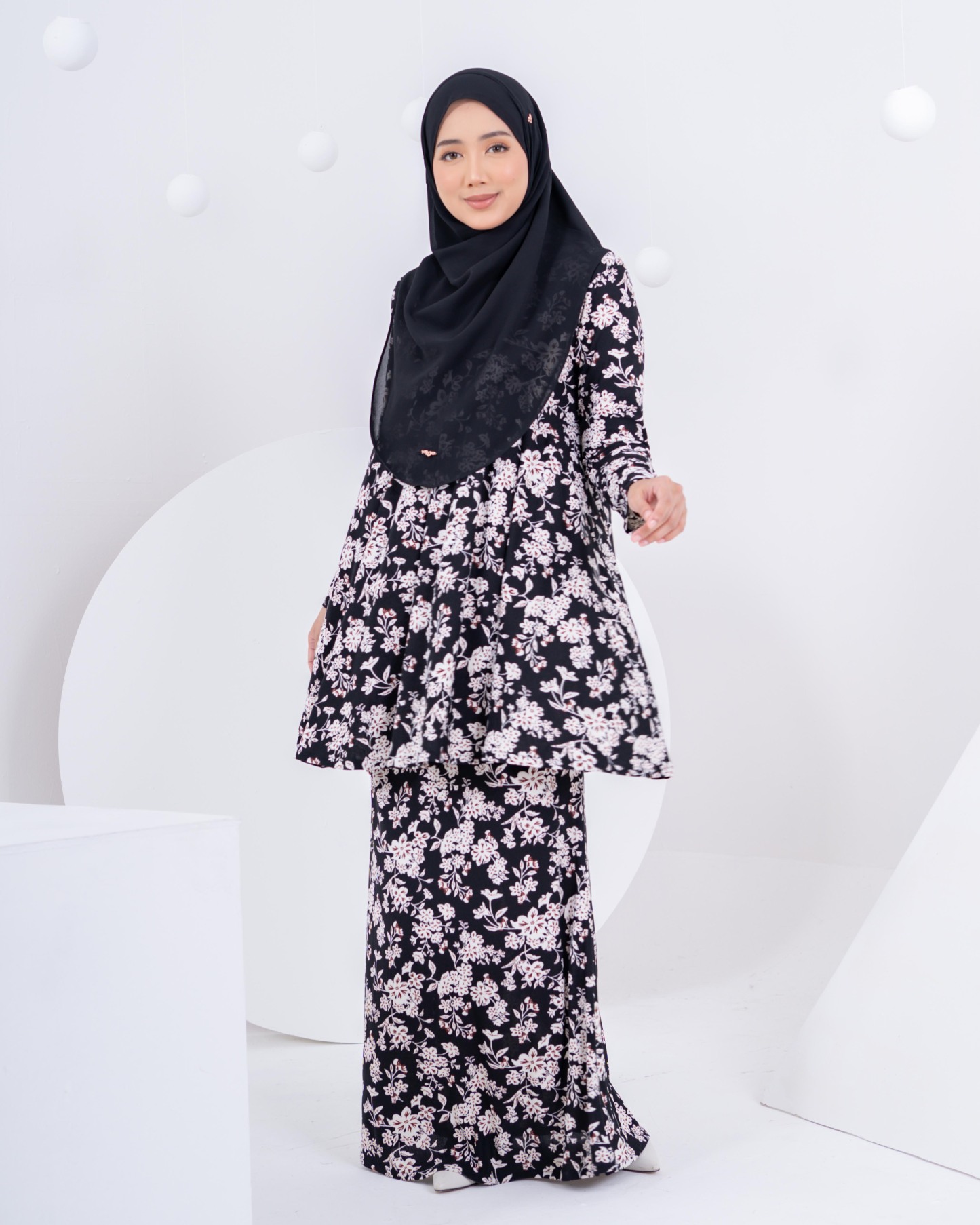 Baju Kurung Barbie Laciana - Aria Black