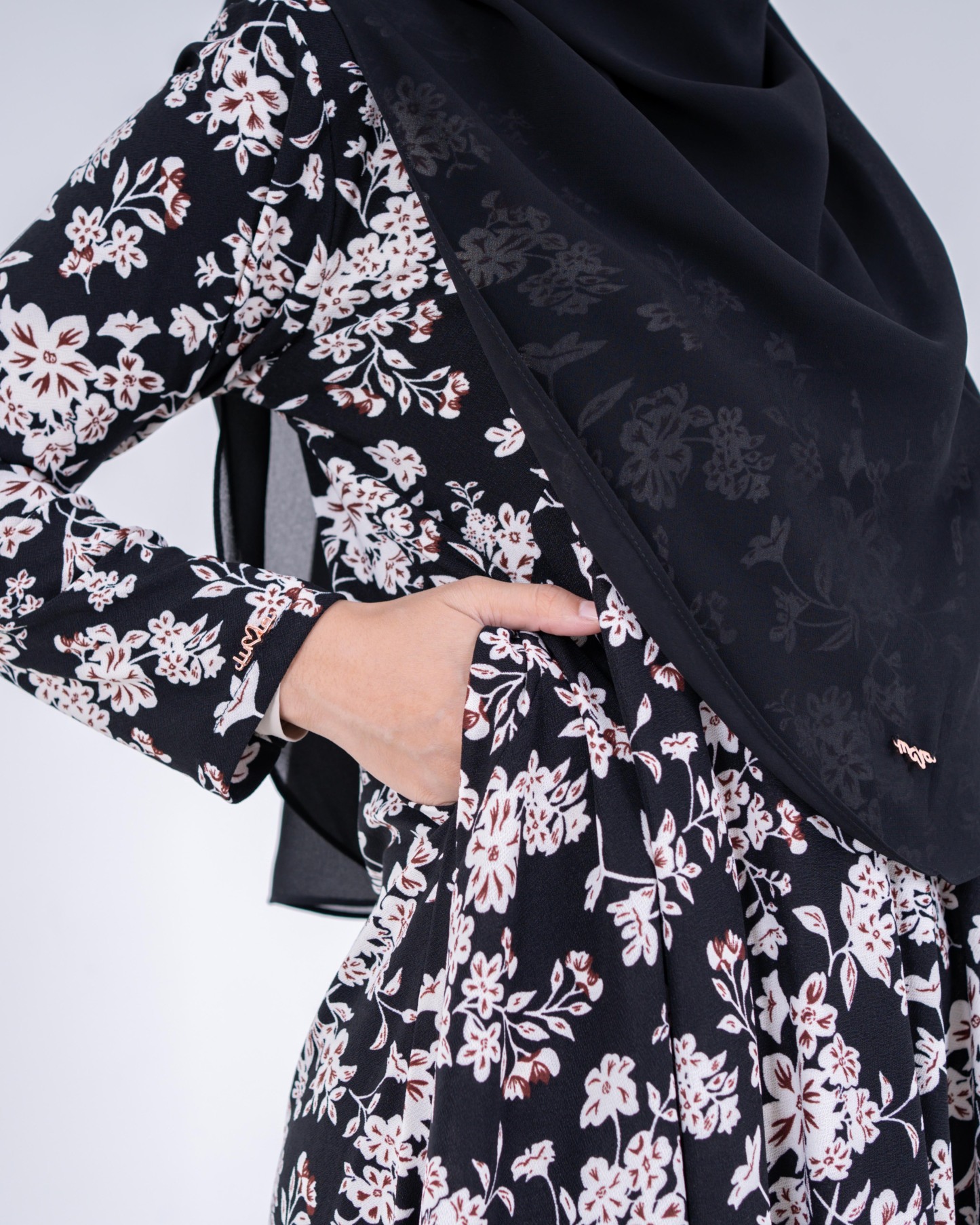 Baju Kurung Barbie Laciana - Aria Black