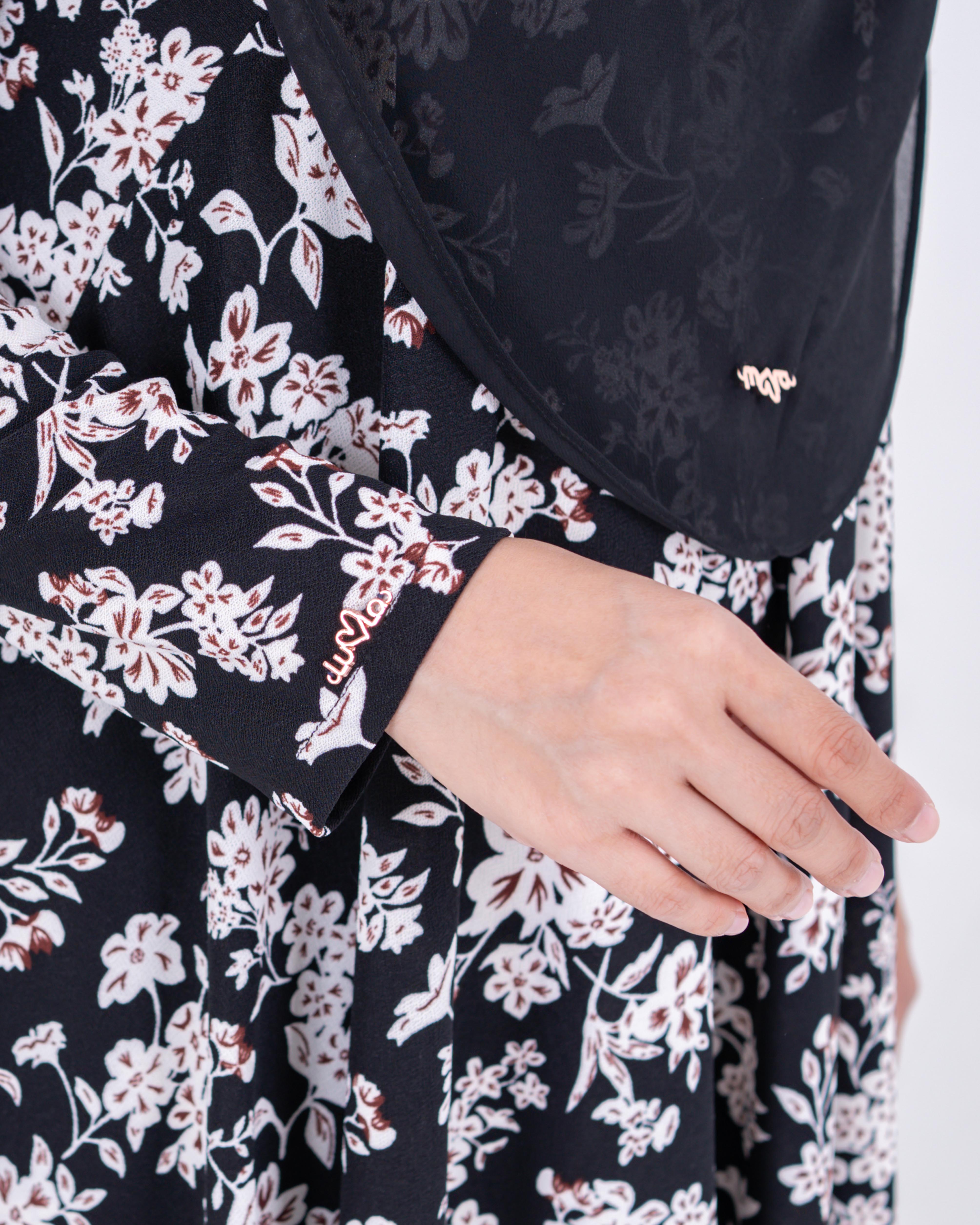 Baju Kurung Barbie Laciana - Aria Black