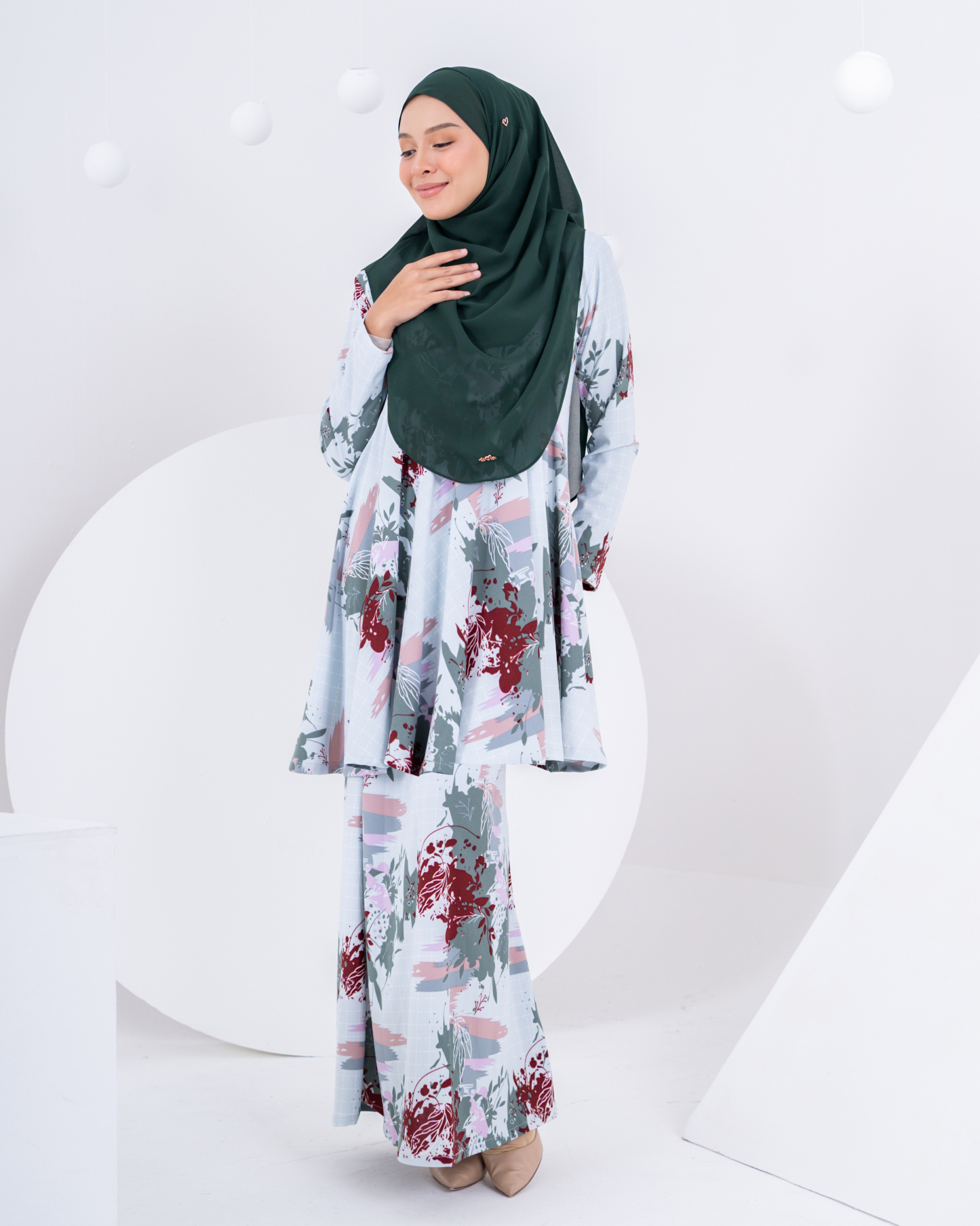 Baju Kurung Barbie Laciana - Margot Olive
