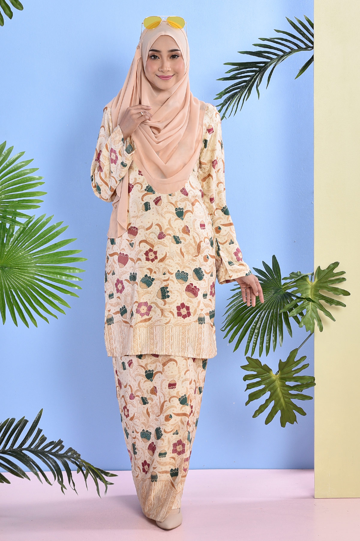 Baju Kurung Batik Naili - Marigold