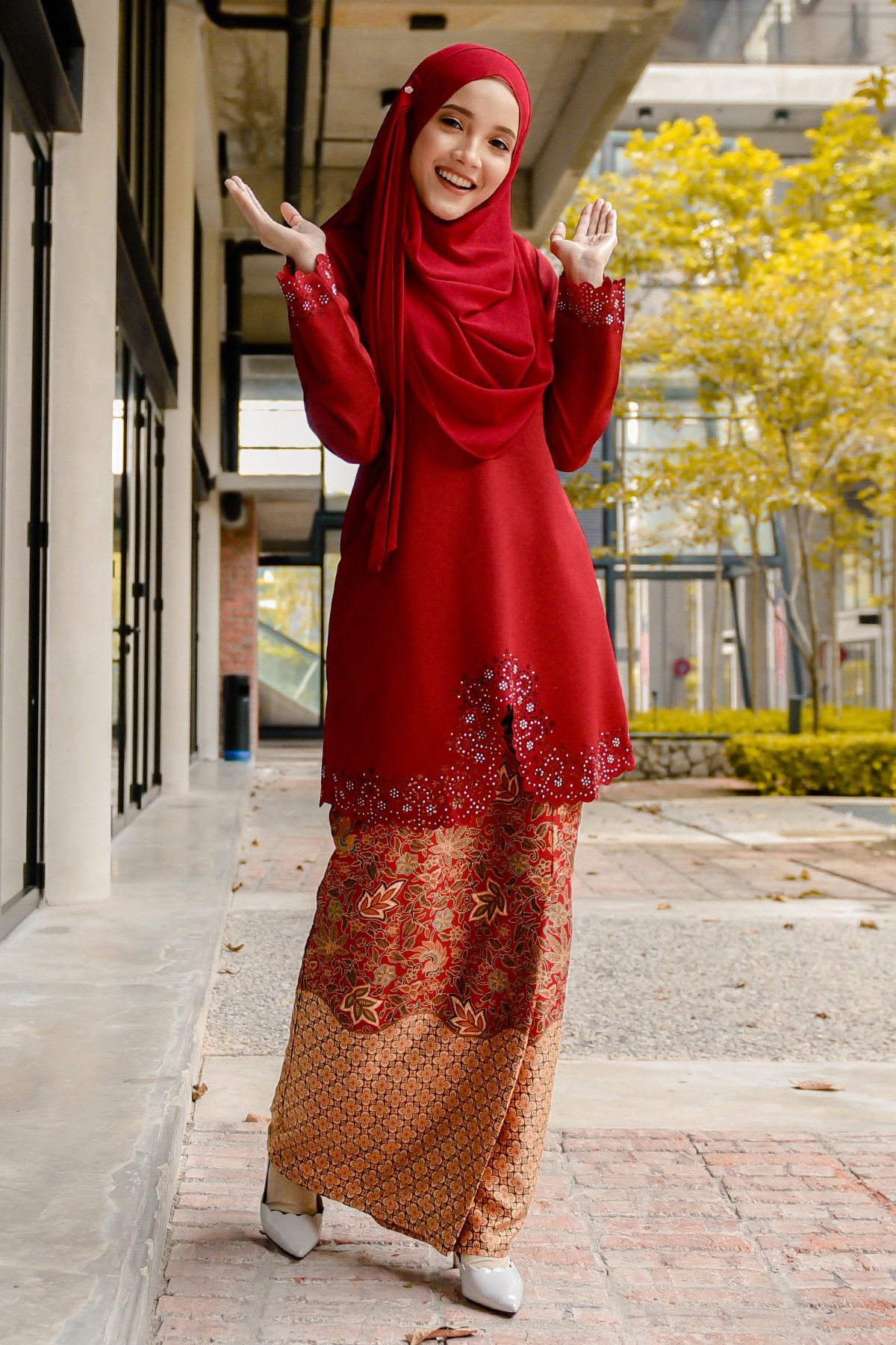 Batik Dress Baju Kurung Moden Kain Tenun Dress-skirt-kebaya-baju