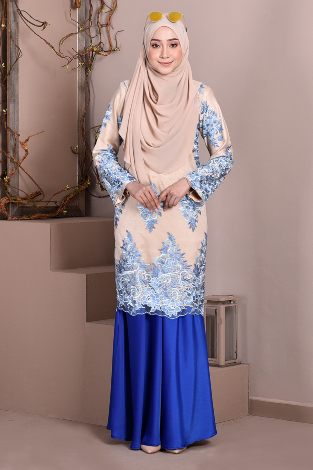 Baju Kurung Lace Brettany Glitter - Honeyberry