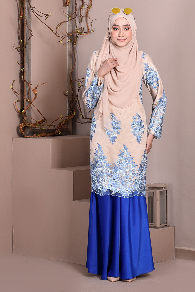 Baju Kurung Lace Brettany Glitter - Honeyberry