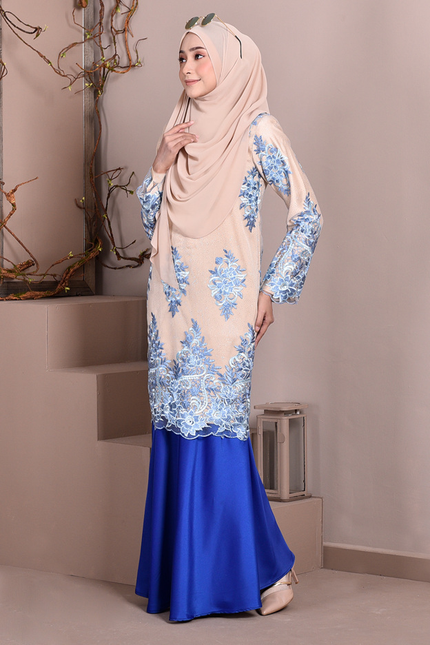 Baju Kurung Lace Brettany Glitter - Honeyberry