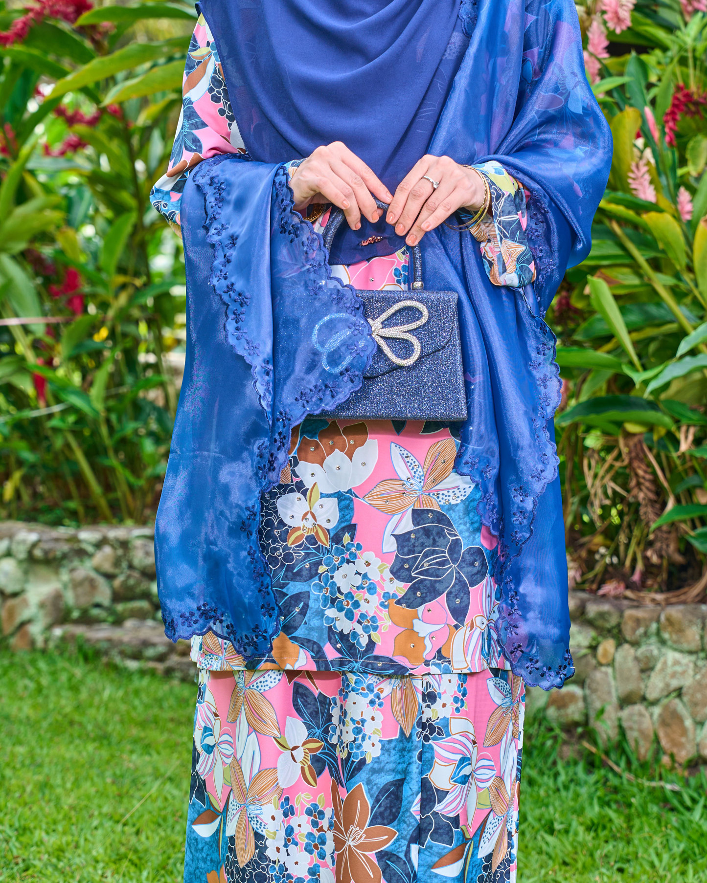 Baju Kurung Pahang Diamante Amanda - Mom 
