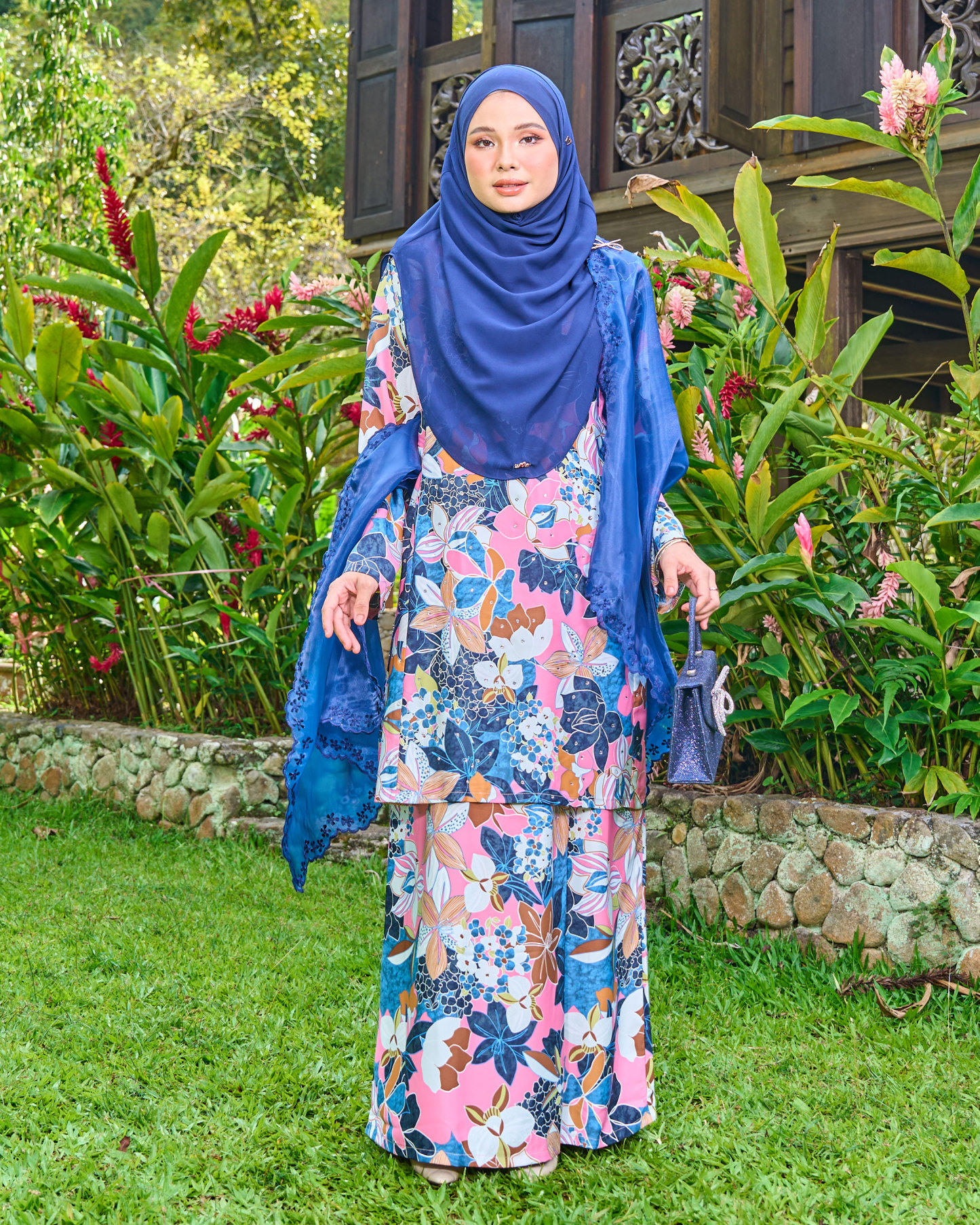 Baju Kurung Pahang Diamante Amanda - Mom 