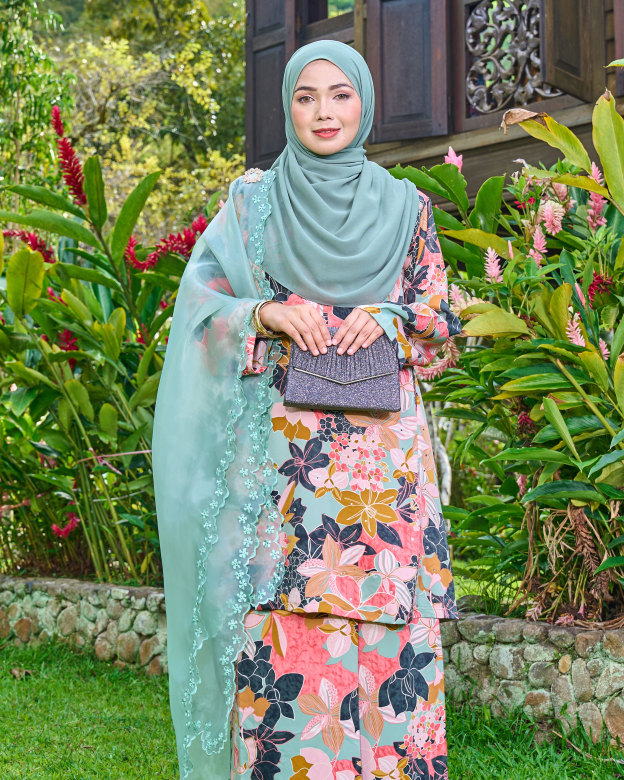 Baju Kurung Pahang Diamante Amanda - Mom 