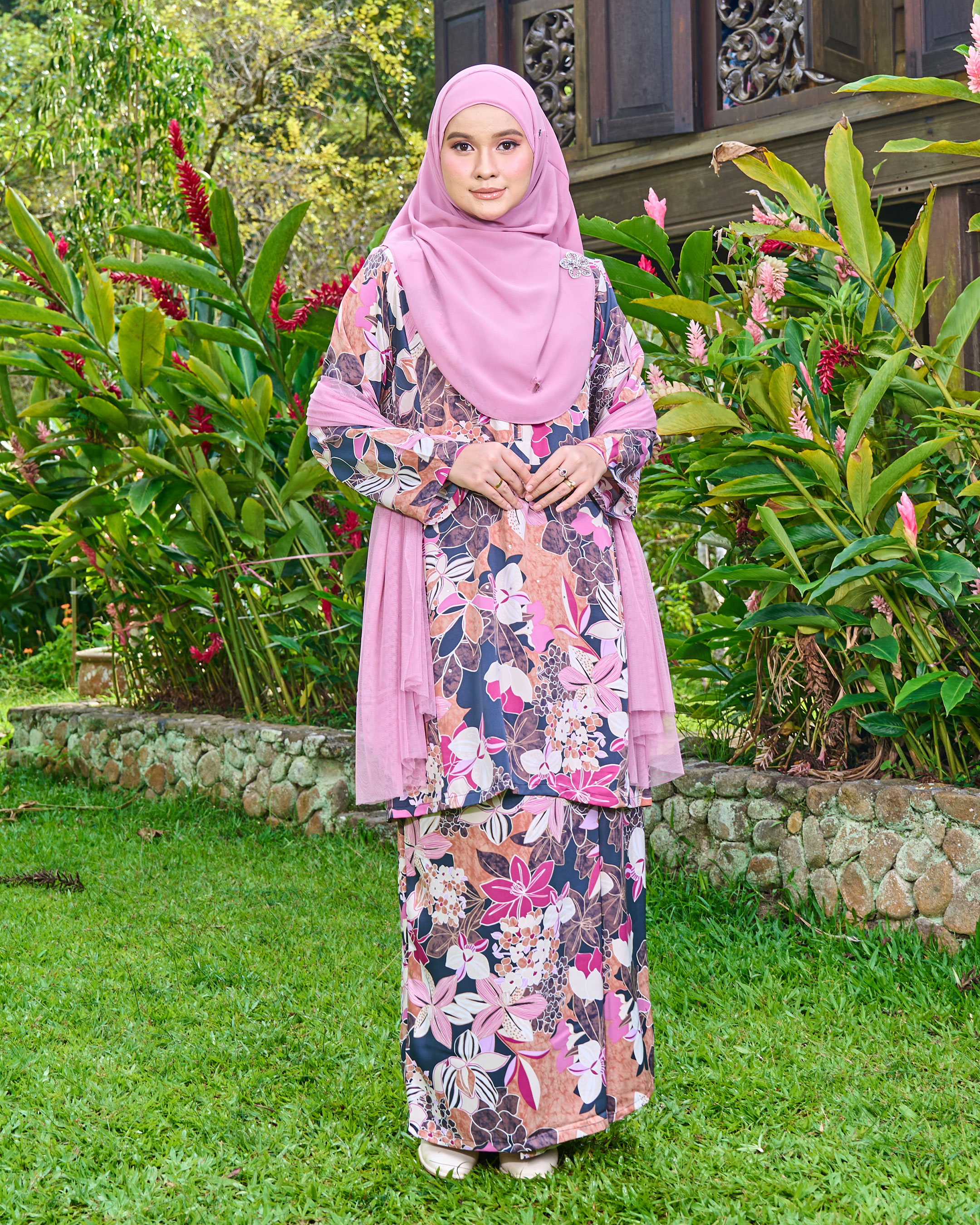 Baju Kurung Pahang Diamante Amanda - Mom 
