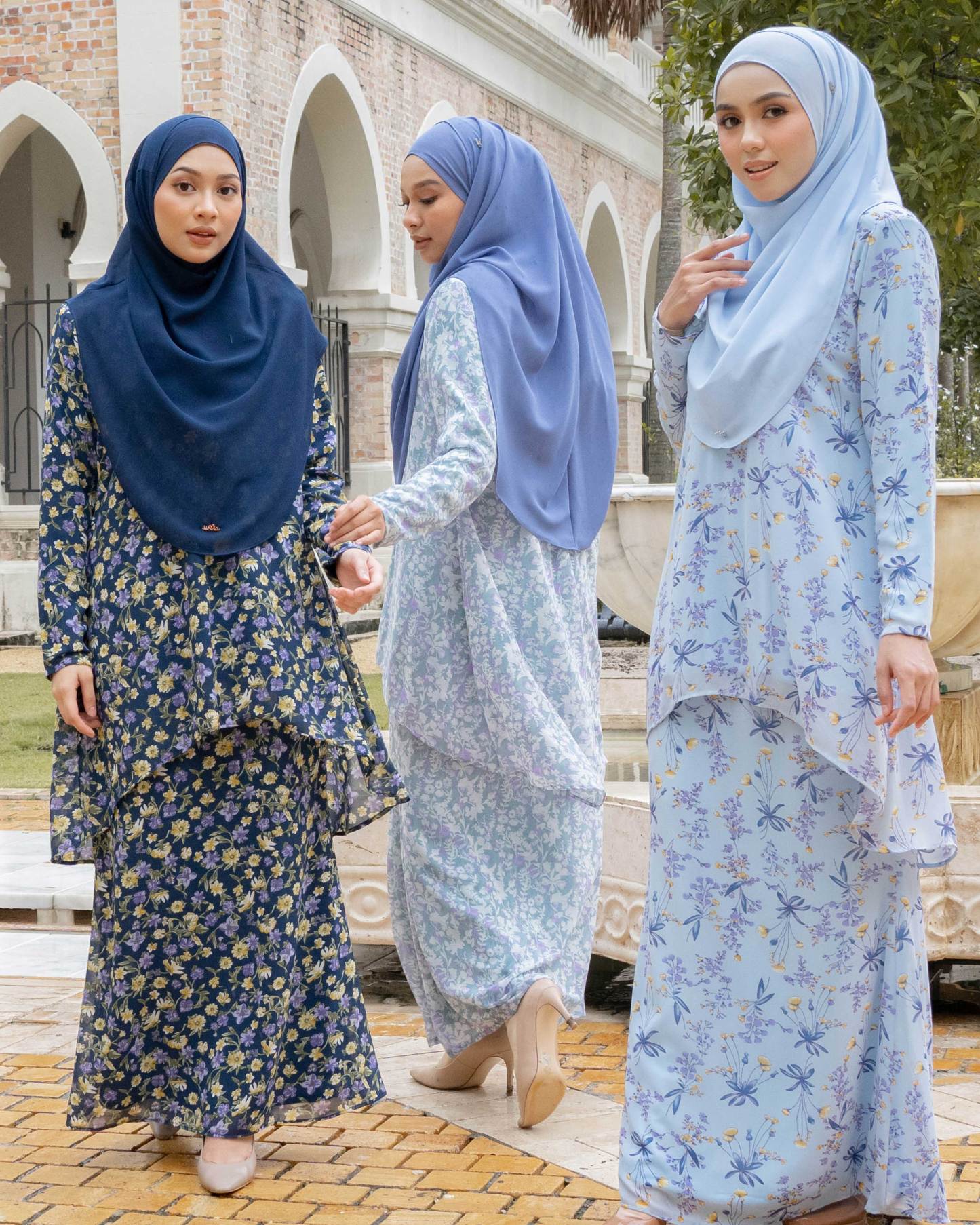 Baju Kurung Moden Fishtail Leana Laluna X MCC - Frichia Violet