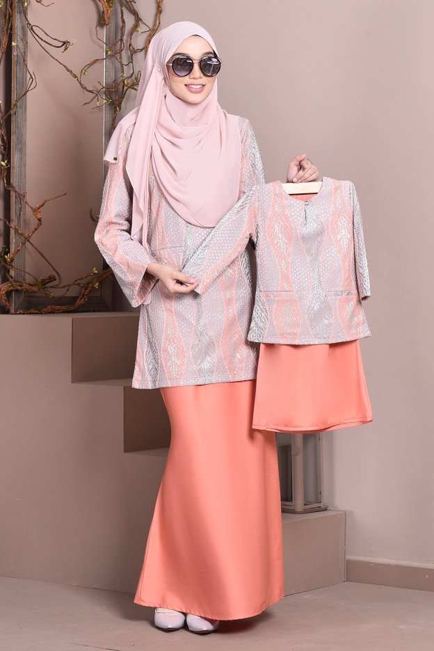 Baju Kurung Kedah Lace Gem Kids - Coralette
