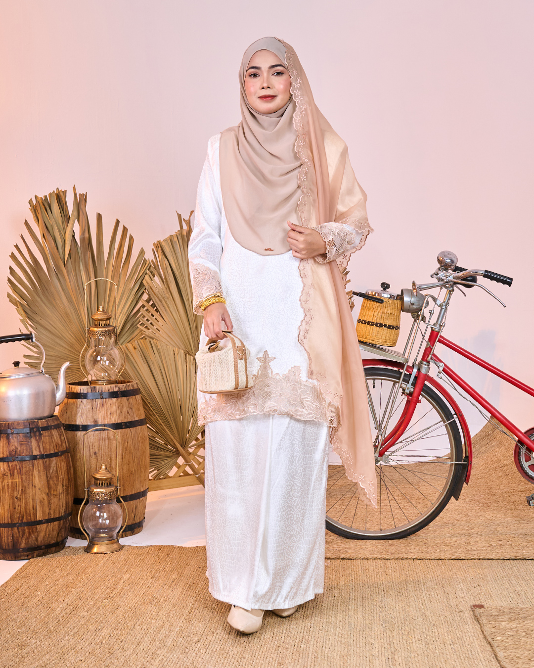 Baju Kurung Jacquard Sulam Airis
