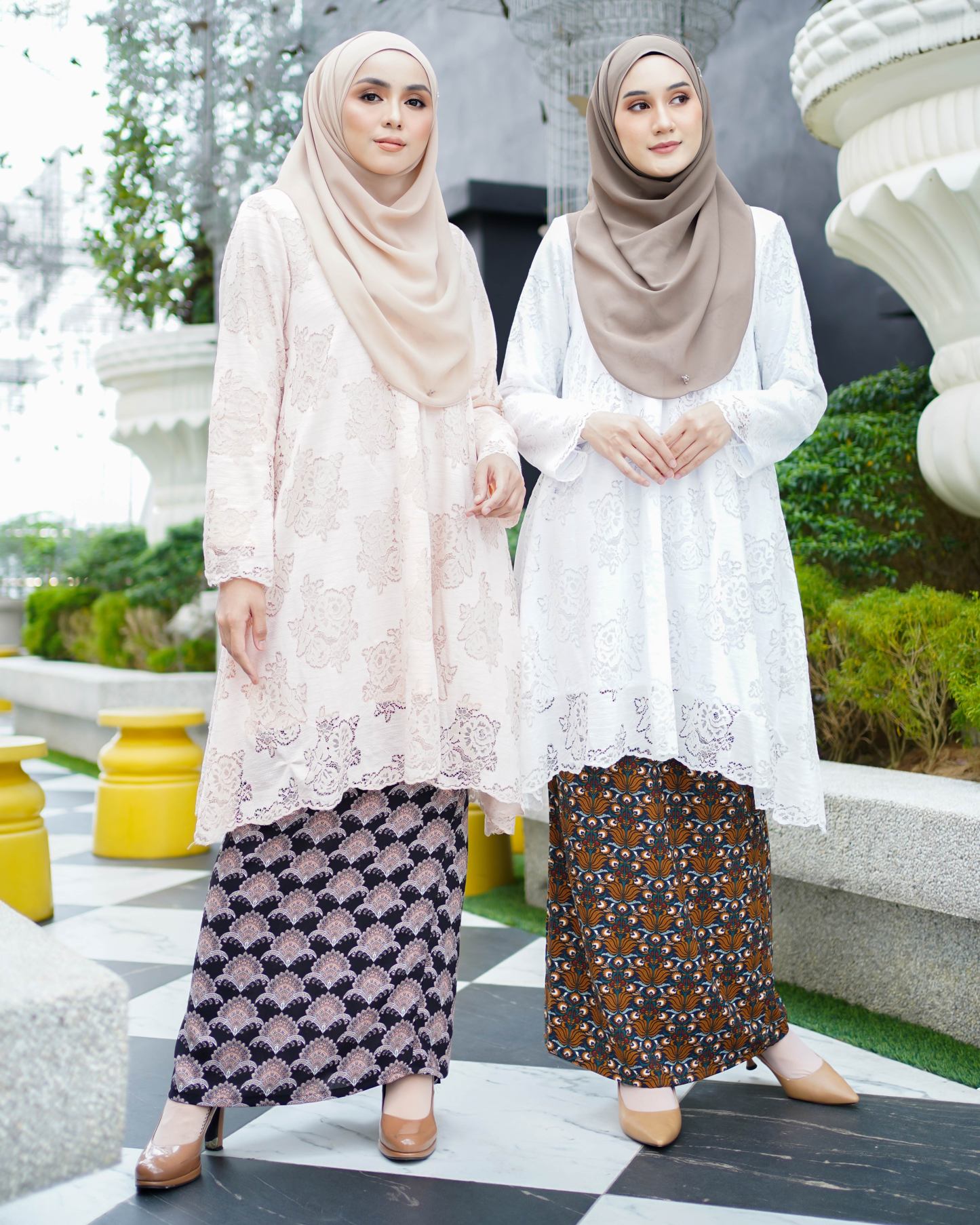 Baju Kurung Anastasia - Off White