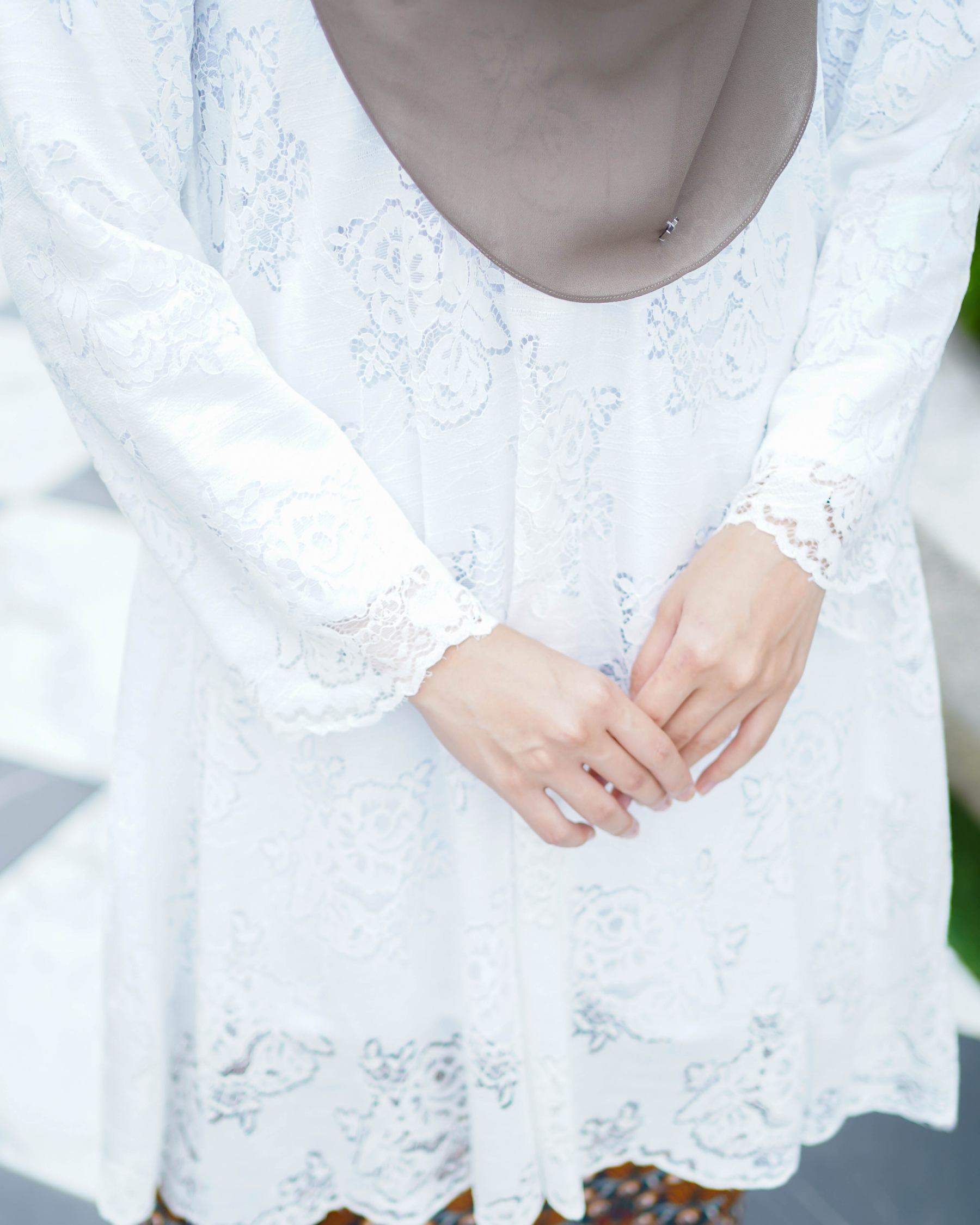 Baju Kurung Anastasia - Off White