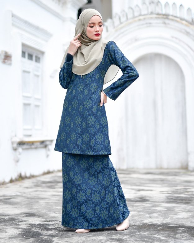 Baju Kurung Lace Gywa - Queen Green