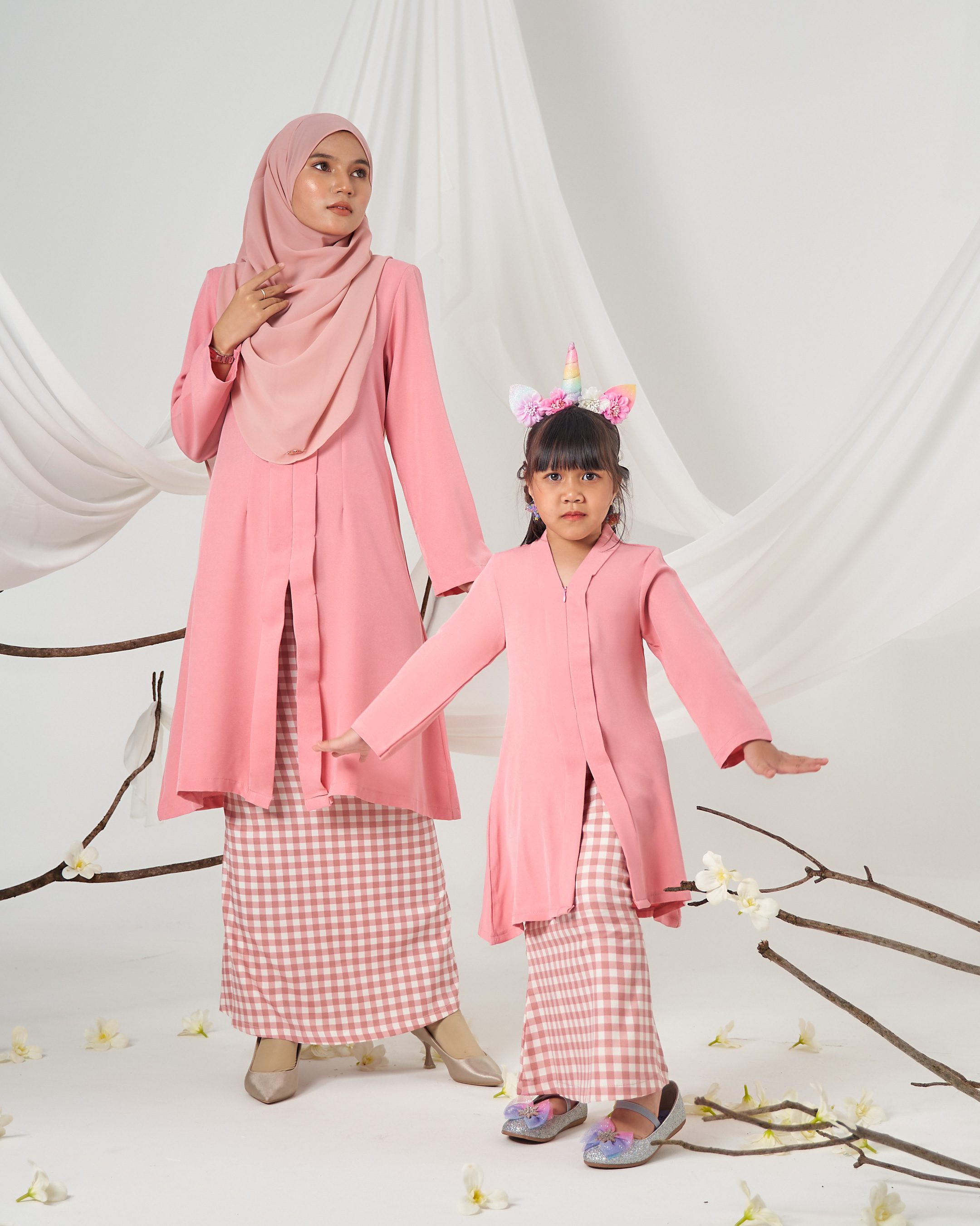 Baju Kebarung Printed Lani - Smoothie Watermelon