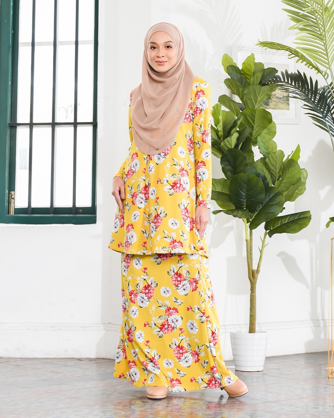 Kurung Lara – Aster Yellow