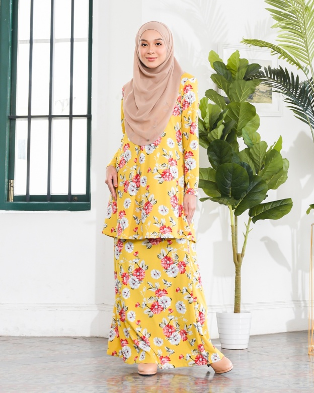 Kurung Lara – Aster Yellow
