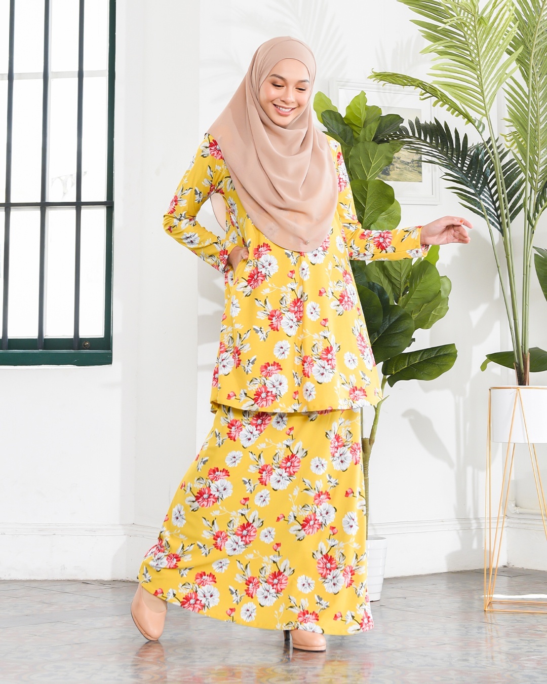 Kurung Lara – Aster Yellow
