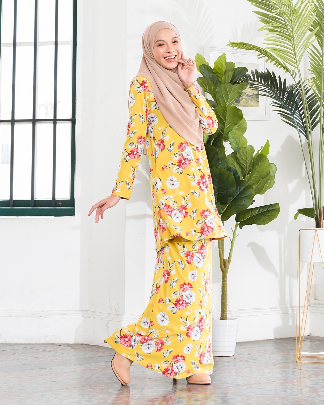 Kurung Lara – Aster Yellow