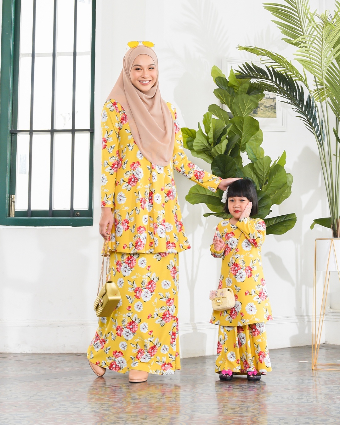 Kurung Lara – Aster Yellow
