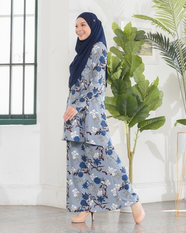 Kurung Lara – Azalia Blue