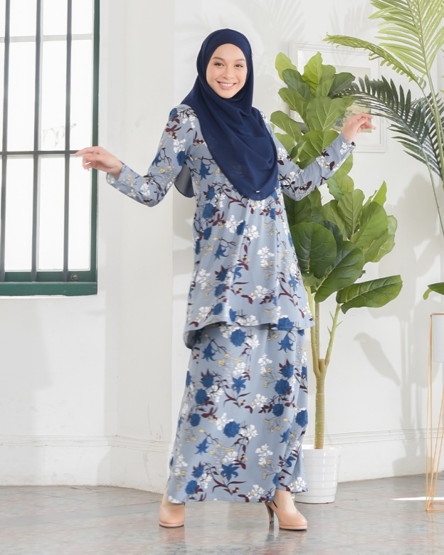 Kurung Lara – Azalia Blue