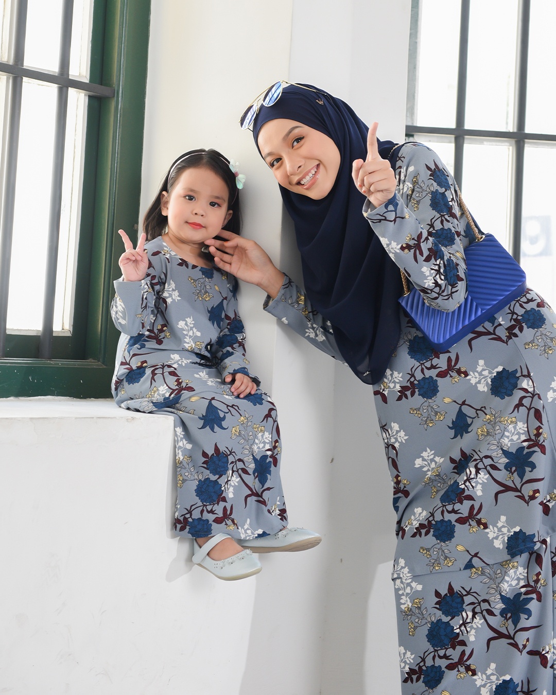 Kurung Lara – Azalia Blue