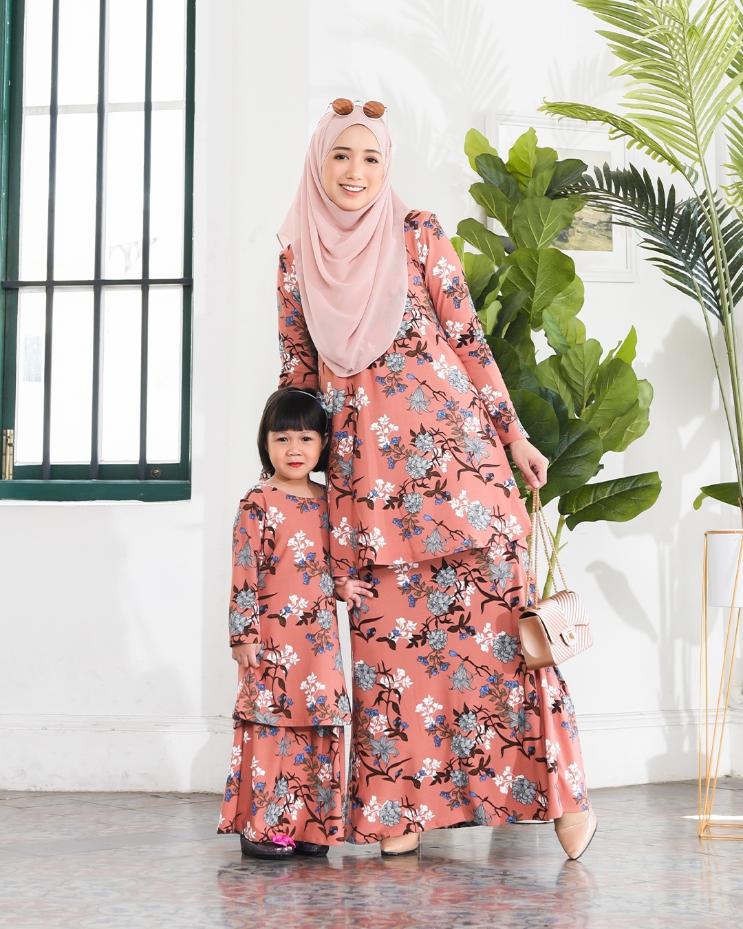 Kurung Lara – Azalia Coral
