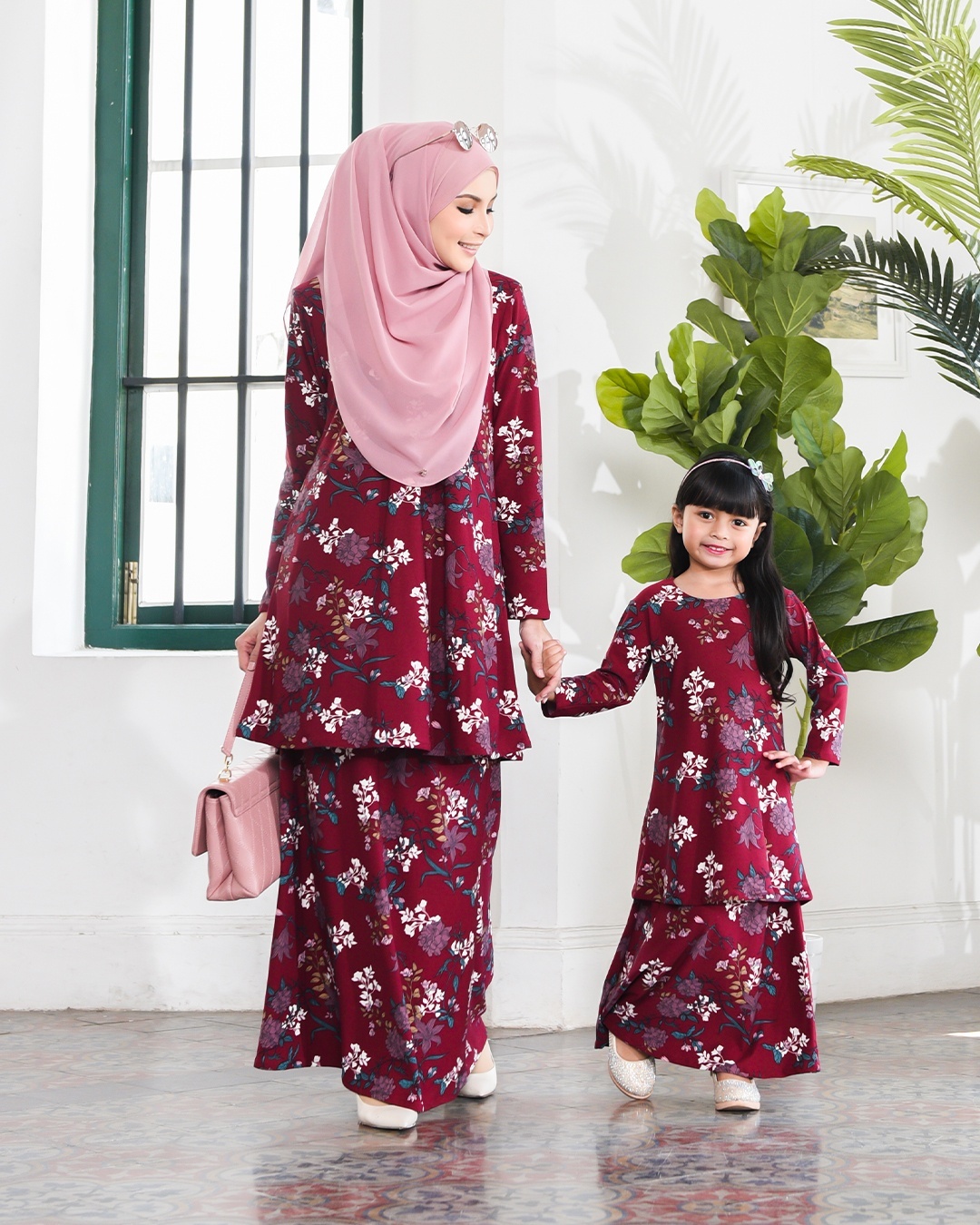 Kurung Lara – Azalia Maroon