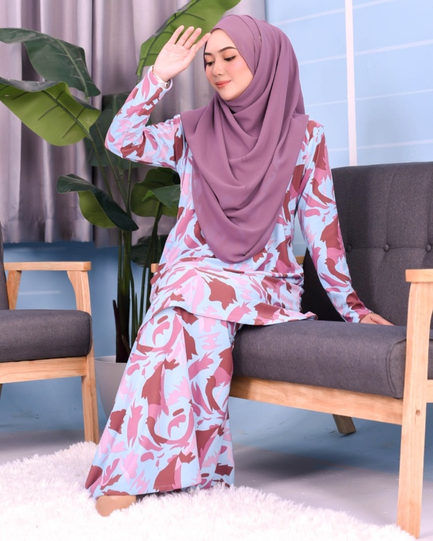 Kurung Lara - Azure Blue