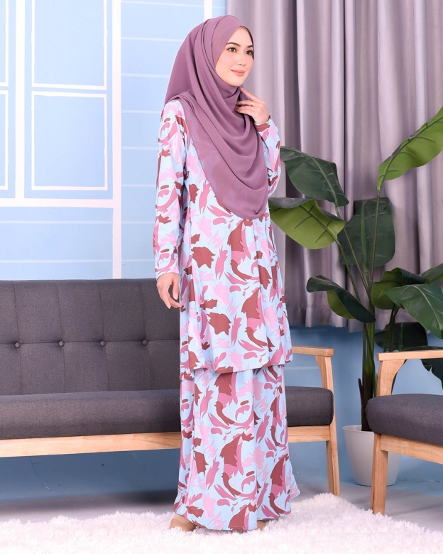 Kurung Lara - Azure Blue
