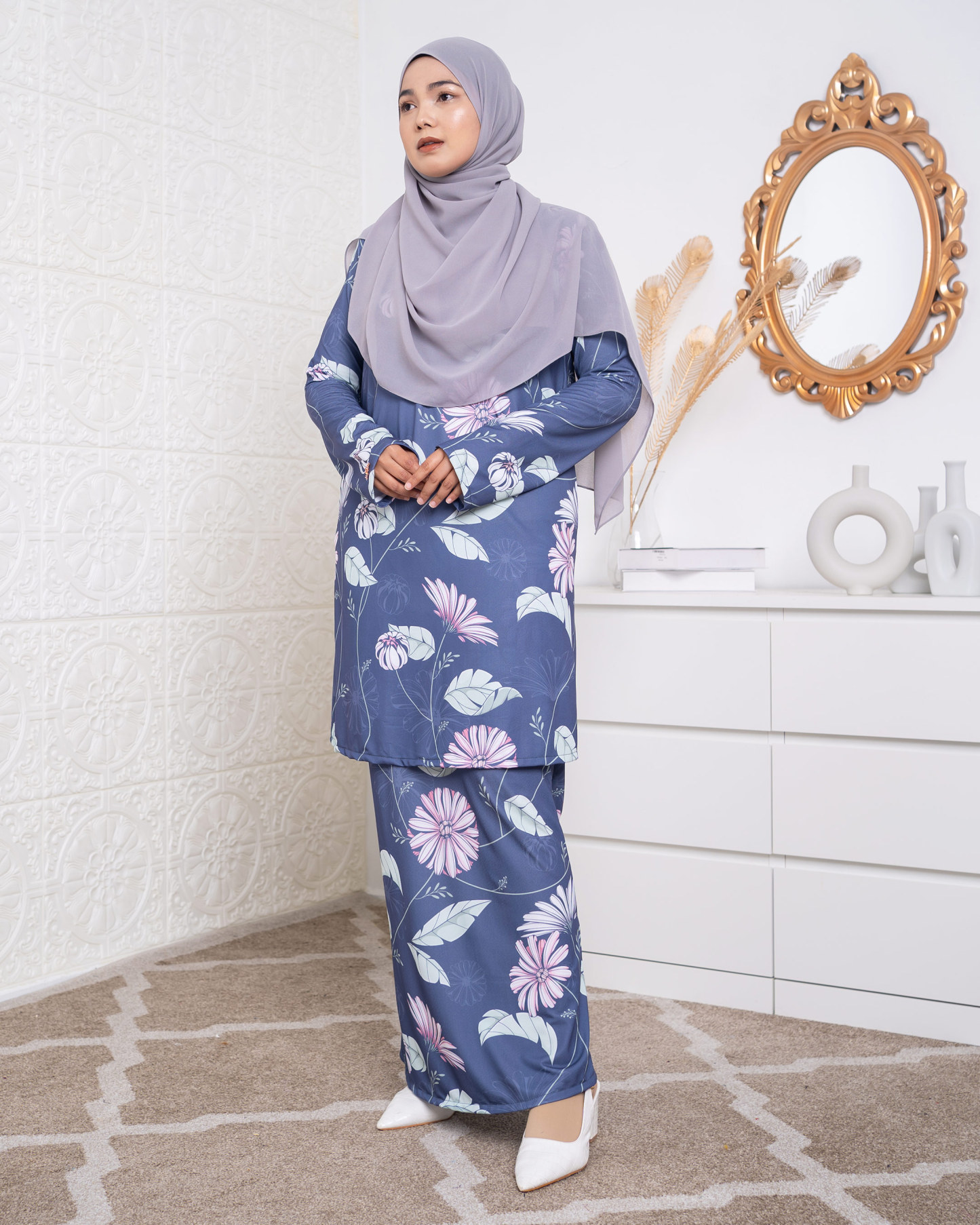 Baju Kurung Lara 2.0 - Battleship Aster