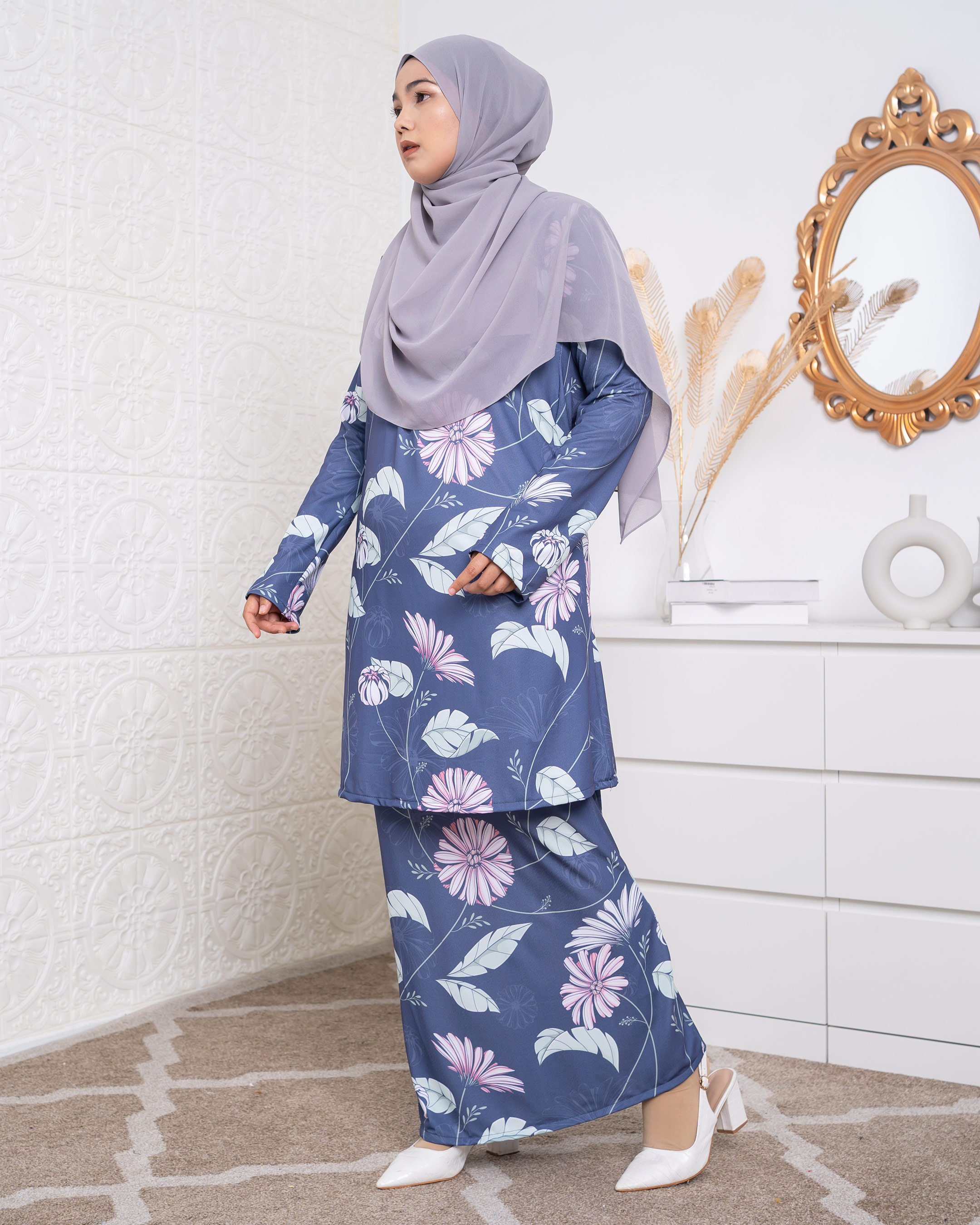 Baju Kurung Lara 2.0 - Battleship Aster