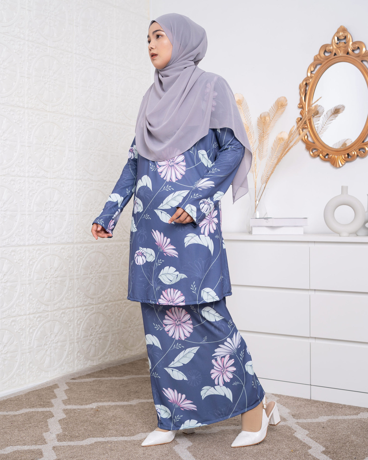 Baju Kurung Lara 2.0 - Battleship Aster